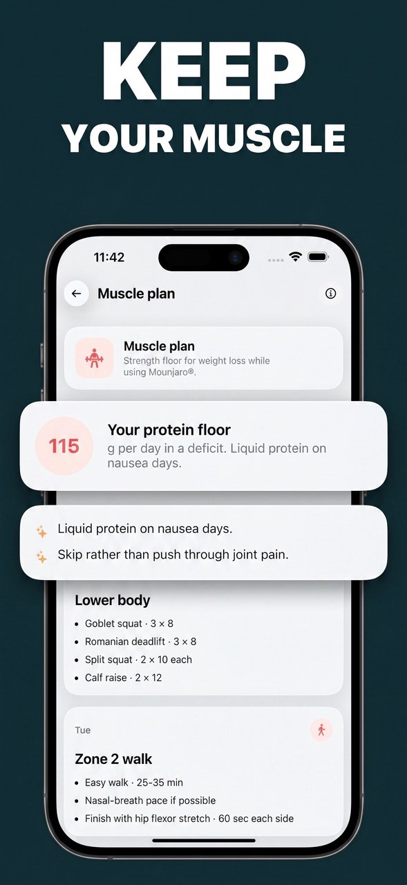 Keep your muscle with a 7-day strength plan